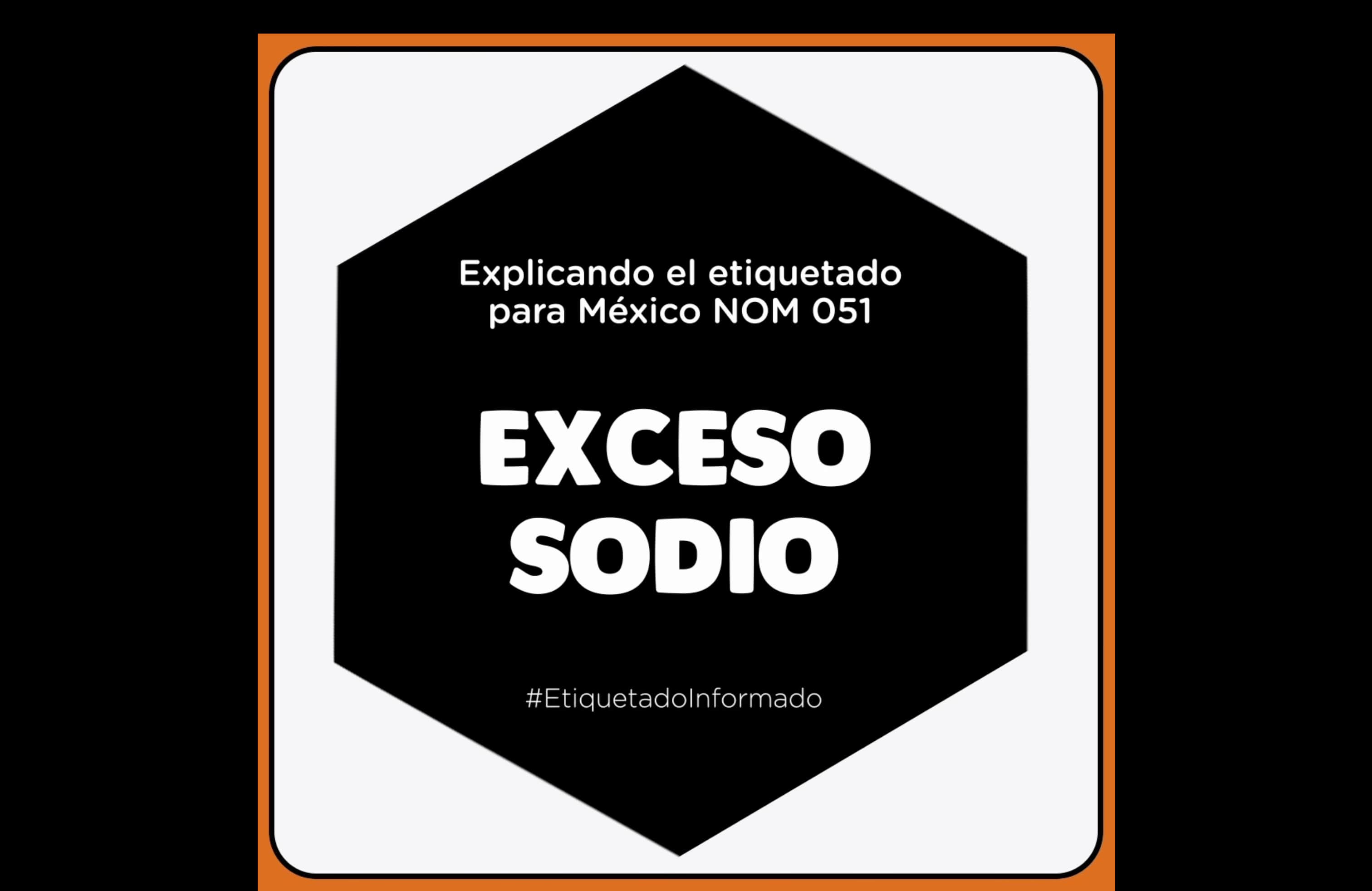 ¿Cuándo aparece el sello EXCESO SODIO?