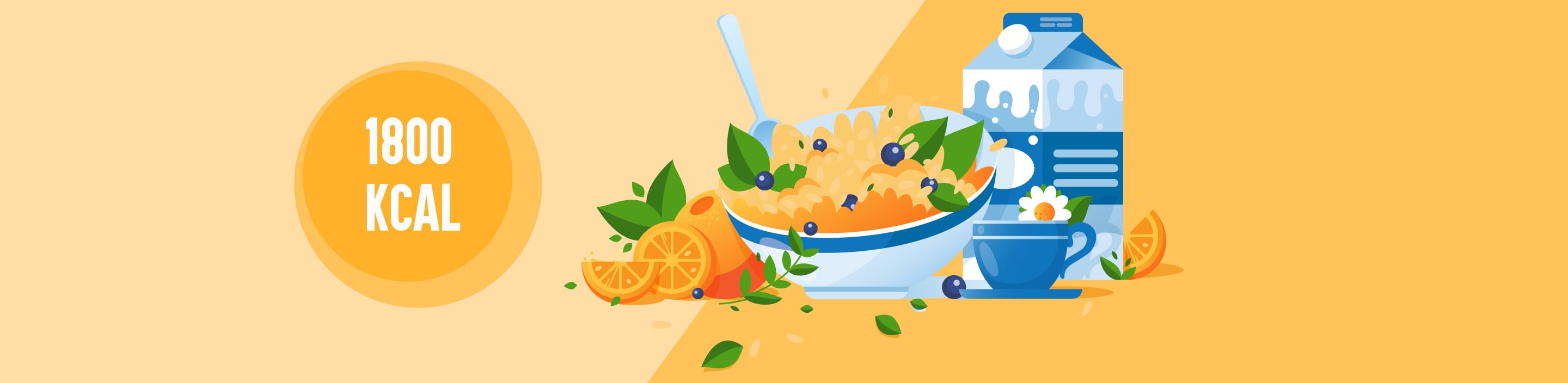 Plan para 1800 kcal con alimentos Kellogg's®