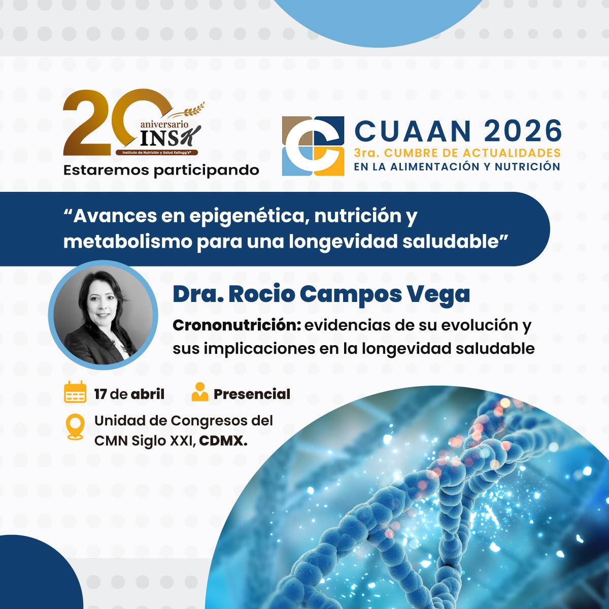 CUAAN - Cumbre de Actualidades en Alimentación y Nutrición 2026