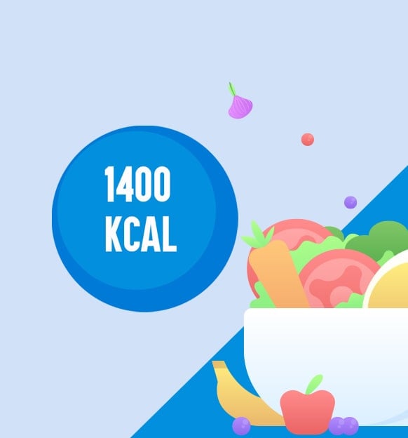 1400 Kcal con alimentos Kellogg's®